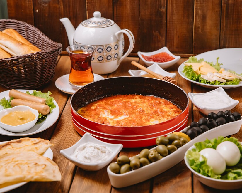 turkish breakfast gozleme