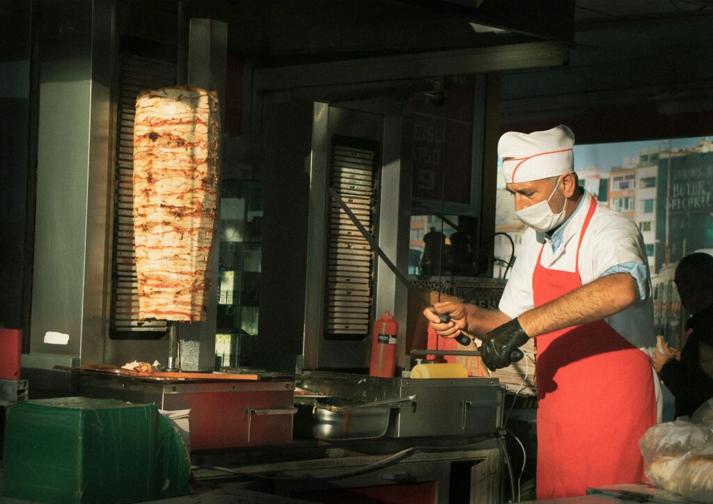 turkish street food doner