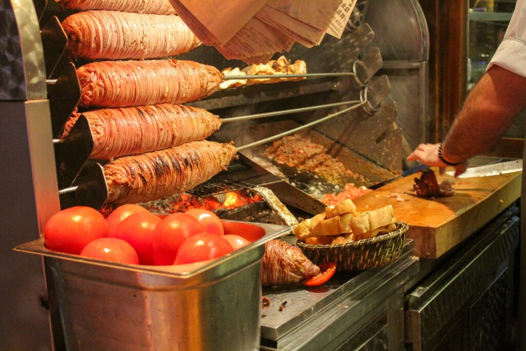 turkish street food kokorec