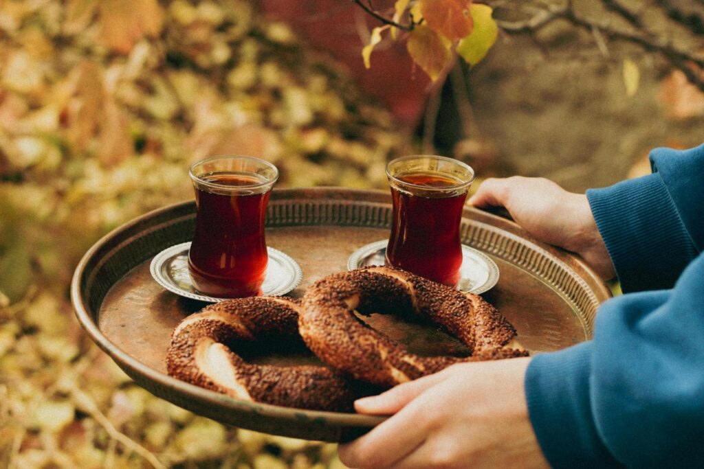 turkish street food simit