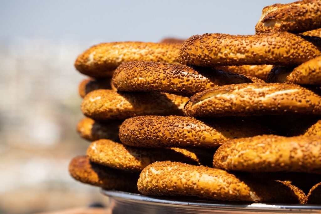 turkish street food simit